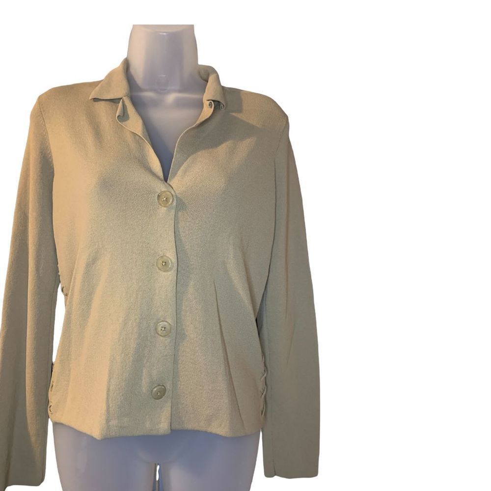 COPY - White + Warren Long Sleeve button Down Women’s Medium